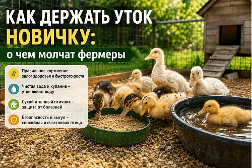 Как держать уток новичку: уход, кормление и ошибки, о которых редко говорят